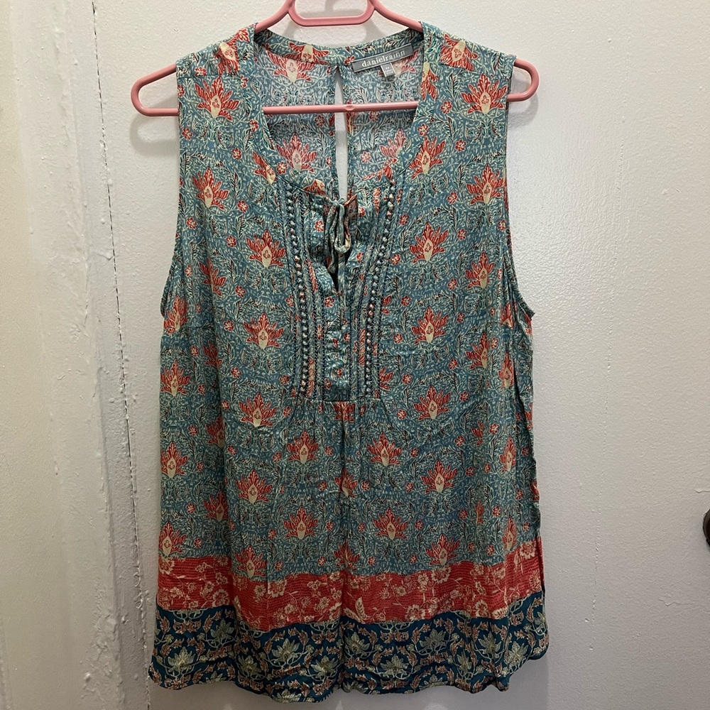 Daniel Rainn Marielle sleeveless blouse 2x